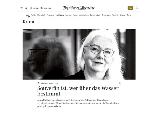 Brausecrash beim Krimimontag der FAZ